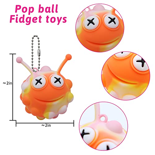 30 Pack Animal Pop Balls Party Favors for Kids,3D Pop Balls Fidget Toys,Birthday Gifts for Boys & Girls,Goodie Bag Stuffers,Pinata Stuffers Filler,Carnival Prizes,Treasure Box Toys,Kids Prizes - style: 30PCS Animal Pop balls