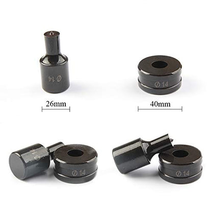 1Pcs Hydraulic Punching Round Die for CH-70 Hydraulic Punching Machine (14.5mm) - size: 14.5mm