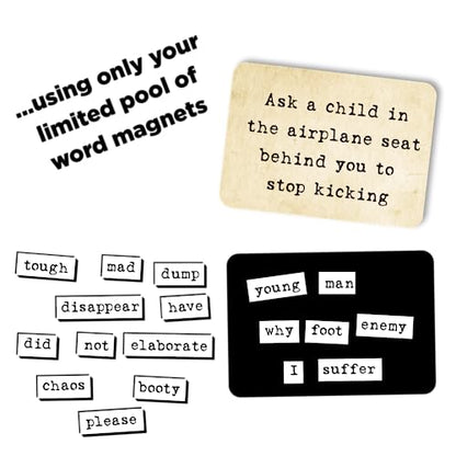 Ransom Notes Expansion Pack One - The Ridiculous Word Magnet Party Game, 3+ Players - color: Expansion Pack One