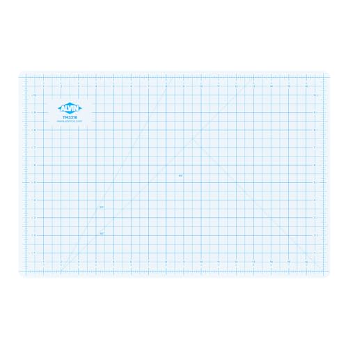 ALVIN TM Translucent Cutting Mat 12 x 18 inch | 3mm Layer with Grid on 1 Side | Light Box Compatible - Model TM2218 - color: Translucent, size: 18"L x 12"W