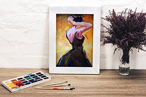 25 Sheets Heavyweight White Cardstock 110lb 8.5x11, White Card Stock 300 GSM Thick Paper for Arts and Craft, Drawing, DIY Projects