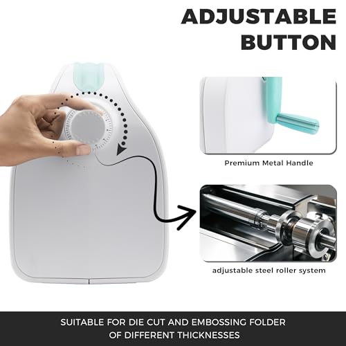 Find Scraplooms Adjustable 9 inch Die Cutting Machine Kit,Embossing Machine for Cardmaking,Scrapbooking (9 inch Adjustable) - size: 9 inch Adjustable