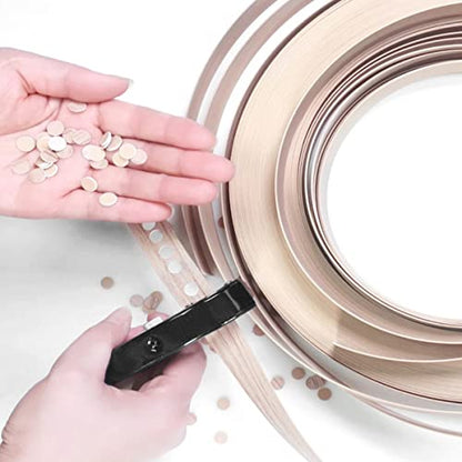Hole Punch, 5Pcs Single Hole Punch 5/16inch Heavy Duty Hole Puncher, Portable Hole Puncher Single, Paper Hole Puncher, Handheld Punching Tool with Limiter for Paper Cards Plastic Cardboard PW