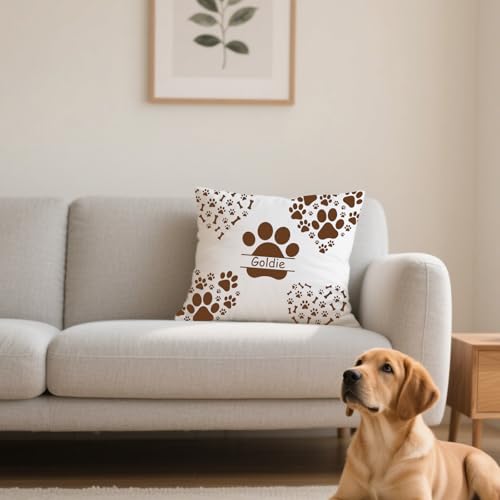 ORIGACH Large Dog Stencils for Crafts, 12 Pcs Reusable Love Pet Themed Dog Paw Pattern Stencils Templates for Painting on Wood, Wall, Canvas & Furniture - style: Dog