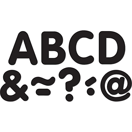 Black Classic 2" Magnetic Letters (TCR77188)