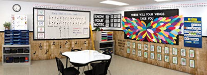 Classroom Keepers 12" x 18" Construction Paper Storage, 10-Slot, White, 17" H x 27" W x 19" D, 1 Unit - style: Holds 12" x 18" Paper