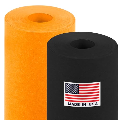 18" x 1200" (100 ft) Halloween Crafts Kraft Paper Rolls Set, 45 Lbs - Orange, Black Kraft Paper - Made in USA Colored Paper for Kids Crafts, DIY, School, Gift Wrapping - color: Halloween, size: 18"W x 1200"L