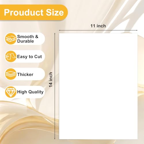 100 Pack White Poster Boards, 11"x14" White Poster Paper Heavyweight Poster Board Bulk Blank Poster Board for Art Display Board,Classroom Use,School Craft Project,Presentation Drawing - color: White, size: 100 PACK