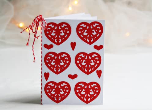 Bira 1.5 inch Silhouette Craft Lever Punch for Scrapbooking Cards Paper Arts (Vine Heart) - size: 1.5 inch Vine Heart