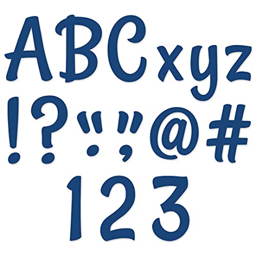 CTP Stylish Blue Punch-Out Letters for Classroom – Essential Homeschool Supplies – Top Back To School Supplies 8578