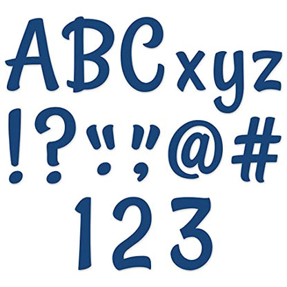 CTP Stylish Blue Punch-Out Letters for Classroom – Essential Homeschool Supplies – Top Back To School Supplies 8578