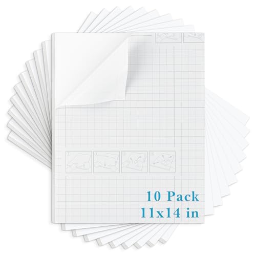 AUEAR, 10 Pack White Self Adhesive Foam Boards 11x14x3/16" with Self-Adhesive Back - Photo Mounting, School Presentations, Arts & Crafts - Easy Peel & Stick, Perfect for Home Decor & Student Projects - size: 11x14