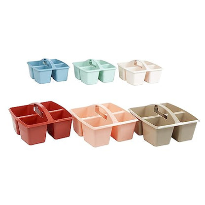 Really Good Stuff 4-Compartment Caddies - Boho, 6 Pack - Classroom Organization
