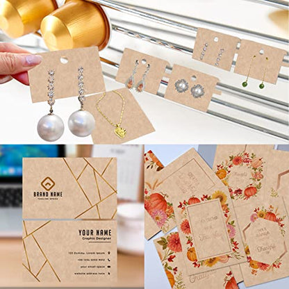 24 Sheets Parchment Cardstock 8.5 x 11 Textured Printer Paper, Goefun 90lb Tan Card Stock Printer Paper for Scrapbooking, Cardmaking, Invitations and Crafts - color: parchment