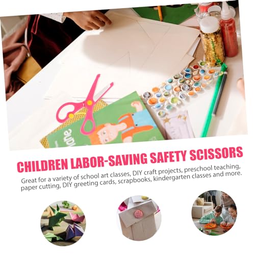 Veemoon 12Pcs Safety Scissors Plastic Blunt Tip Scissors for Preschool Crafting Comfortable Grip for DIY Projects