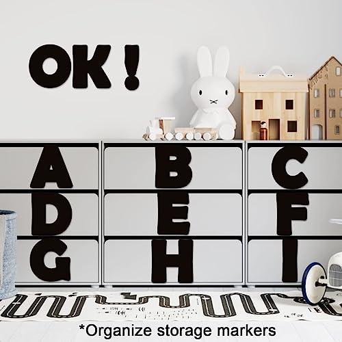 150 PCS Large 6" Bulletin Board Letters Set, Black Classroom Alphabet Cutout Letter for Bulletin Board Display Home School, A Great Helper to Inspire Students' Learning Interest - style: Black Pattern