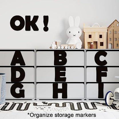150 PCS Large 6" Bulletin Board Letters Set, Black Classroom Alphabet Cutout Letter for Bulletin Board Display Home School, A Great Helper to Inspire Students' Learning Interest - style: Black Pattern