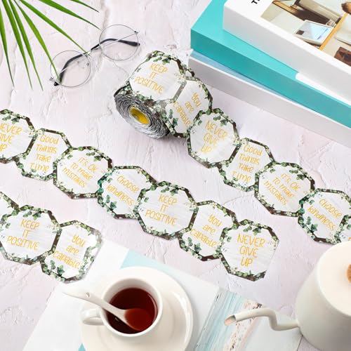 Panelee Inspirational Eucalyptus Border 68.9 Feet Bulletin Board Border Butterflies Flowers Bee Space Inspirational Cute Decor for Classroom Bulletin Boards Chalkboard Wall Decor - style: Eucalyptus