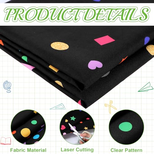 Mindsoft Bulletin Board Paper 48'' x 107'' Class Boards for Classroom Bulletin Boards Everyone is Welcome Classroom Board Decor Pillows Curtains Crafts(Confetti,1 Pc) - style: Confetti