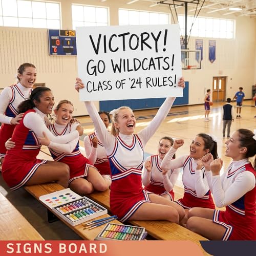 Frametory Self-Adhesive Foam Board, 8x10 Inch - 10 Pack White Mounting Boards with Sticky Backing, Acid-Free 3/16" (5mm) Thick Poster Board for Craft, Photo Mounting, Vision Boards & Presentations - size: 8x10