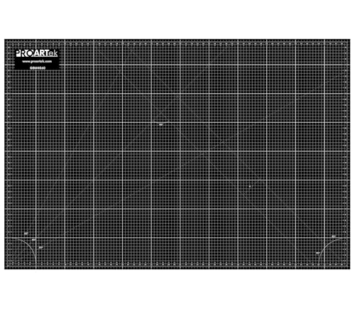 Proartek PK00012 Model GBM4060 Series 40" x 60" Dark Professional Cutting Mat; Double-Sided; Self-Healing; For Graphic Arts, Hobbies, Sewing, Scrapbooking, and other Cutting Projects - size: 60"L x 40"W