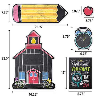 CTP Chalk It Up! School Time Fun Bulletin Board (Creative Teaching Press 10872) - color: Chalk It Up