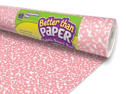 Teacher Created Resources Composition Pink Better Than Paper Bulletin Board Roll (TCR77625)
