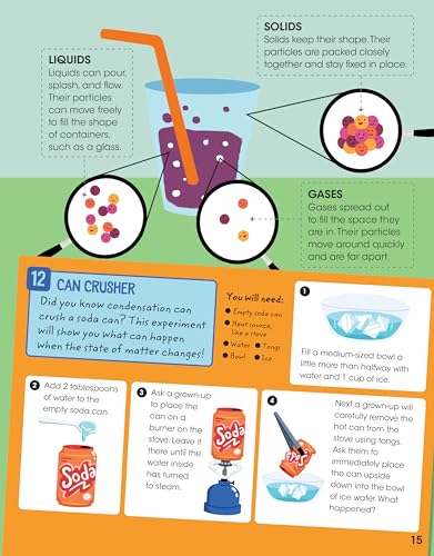 Science Experiments for Kids Ages 5 to 9: 101 Fun STEAM Projects for Curious Mind