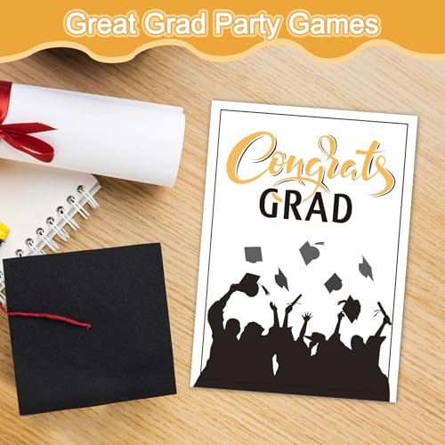 COCHIE 30 Players 2026 Graduation Party Games, Graduation Words Search Game, Word Scramble Guess Game with Answer Key, Grad Parties Supplies Favor (Grad Word Search) - style: Grad Word Search