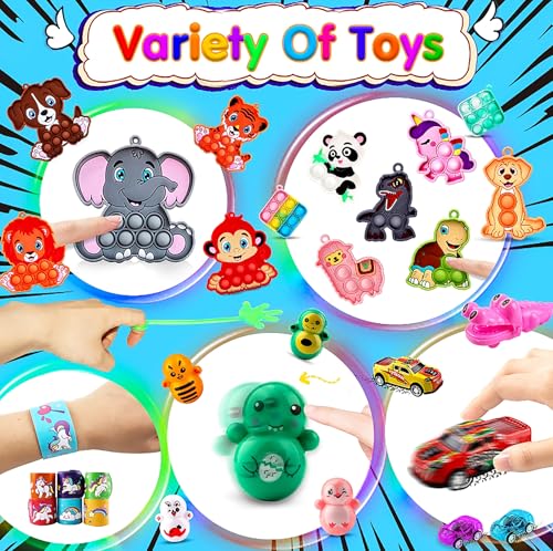 KissFuture 1000 PCS Party Favors for Kids, Fidget Toys Bulk, Prize Treasure Box Toys for Classroom, Birthday Gifts, Goodie Bags Stuffers for Kids, Pinata Stuffers, Carnival Prizes