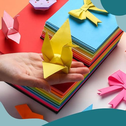 A4 Paper Craft 2 Bright Sheet Arts & Crafts Colorful Paper for School Projects Creating Making Drawing & DIY (Green) - color: Green