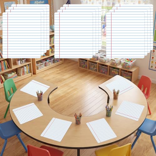 Lincia 12 Pcs Large 12'' Dry Erase Dots for Classroom Table Removable Dry Erase Circles Table Dots for Wall Decals, Whiteboards, Desks, Wall Decals Student, Teacher School Supplies - color: Simple