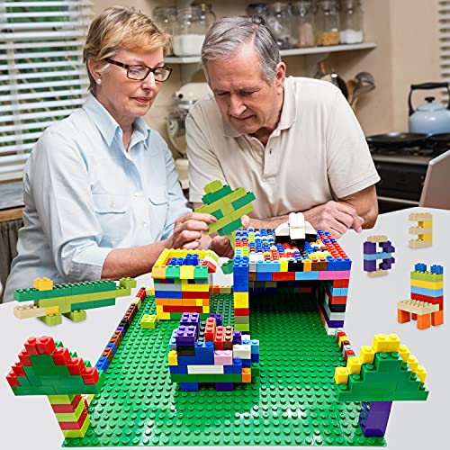 Classic Base Plates Compatible with Bricks & Baseplates, 10"x 10" and 10"x 5" Building Base Combo Set, Thick Boards Base Plates Can Be Used to Build Double Layer Buildings - 3pcs - size: 3PCS