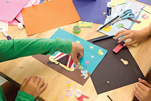 Tru-Ray® Construction Paper, 50% Recycled, Assorted Colors, 12" x 18", Pack of 50 Sheets