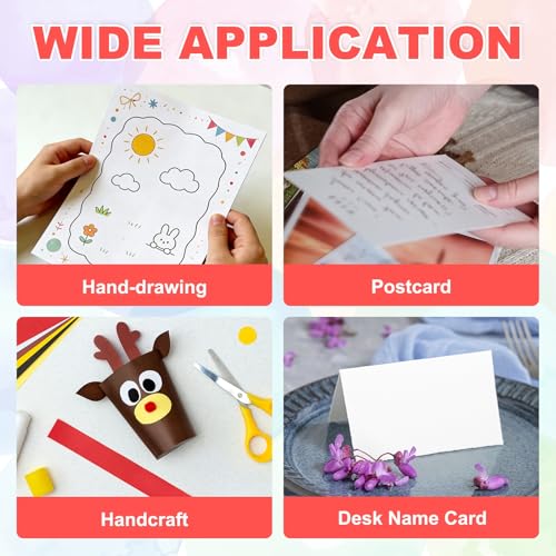 MECCANIXITY 25 Pack 5.9x7.9" Blank Cardstock Paper with Envelope, Light Green Card Stock Bulk Thick Folded Heavy Cardstock Paper for Printer DIY Cards Greeting Gift Wedding Postcards - color: Light Green