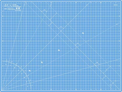Elan Cutting Mat A2 Blue, Self Healing Cutting Mat 18x24 Inch, 5-Ply Craft Board Blue, Hobby Board for Crafts 18x24 Inch - style: 24 x 18"