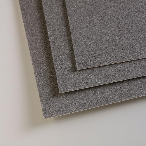 Clairefontaine - Ref 96008C - Pastelmat Pastel Card Pad No.2 (12 Sheets) - 360gsm Card - 30 x 40cm - Assorted Colours - Specially Formulated for Use with Pastels - size: 30 x 40 cm, style: n°2