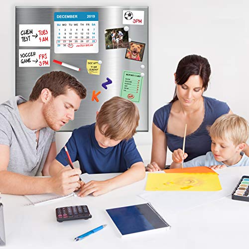 Magnet and Message Board | Jumbo 30 x 35 x 0.7 Inch Magnet and Message Board | Mountable Steel Bulletin Board - size: 30"W x 35"H