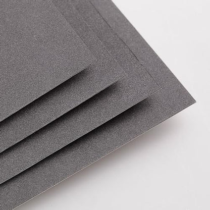 Clairefontaine 96050C PastelMat Pastel Card Pad No6, 360 g, 30 x 40 cm, 12 Sheets - Anthracite - size: 30 x 40 cm, style: Card Pad No 6
