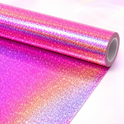 Pastel Pink Iridescent Bulletin Board Paper Roll,17" x20 Ft Bulletin Board Background Paper Roll,Fade Resistant Wrinkle Resistant Poster DIY Crafts Paper Glitter Wallpaper Classroom Office Home Dec - color: Pinik