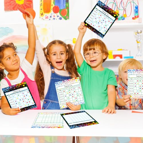 Utron 80 Pack Reward Chart for Kids, Incentive Chart Behavior Chart for Kids at Home, 2 Designs with 2160 Star Sticker, Kids Chore Chart, Sticker Chart for Kids Behavior