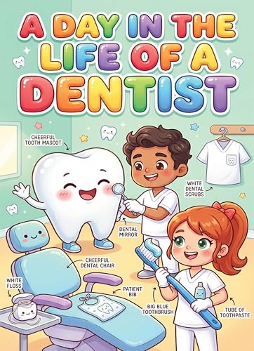 JELLY BEAN GENIUS Dentist and Veterinarian Mini Poster for Kids – Laminated Double-Sided Community Helpers Career Chart | 8.5x11 Binder Size Classroom Desk Decor - size: 8.5x11 Binder