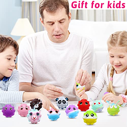 30 Pack Animal Pop Balls Party Favors for Kids,3D Pop Balls Fidget Toys,Birthday Gifts for Boys & Girls,Goodie Bag Stuffers,Pinata Stuffers Filler,Carnival Prizes,Treasure Box Toys,Kids Prizes - style: 30PCS Animal Pop balls