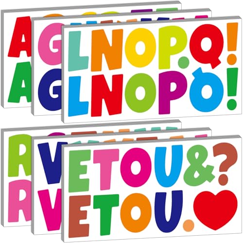 Bemeol 360 Pcs 30 Sheets Bulletin Board Letters 2.5 Inches Alphabet Stickers Self Adhesive Stick on Letters for Poster Board Classroom School Home Decor(Colorful) - color: Colorful