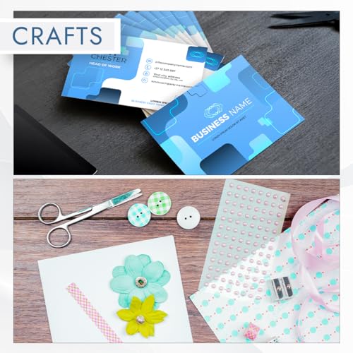 MOS Off-White Cardstock Paper 8.5 x 11 Inch (110 Sheets) — Heavyweight Cream Card Stock for Invitations, Menus, Certificates, Crafting, Business, Printer Compatible - color: Off White, size: 8.5" x 11"