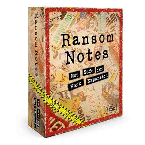 Ransom Notes Expansion Pack, Not Safe for Work (NSFW) Edition - The Ridiculous Word Magnet Party Game, 3+ Players - color: Nsfw Expansion