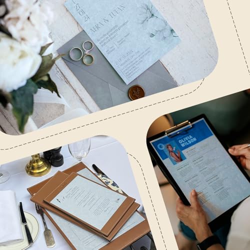 Goefun 100 Sheets Blue Parchment Cardstock, 65lb Cover (180 gsm) Light Blue Parchment Paper Sheets, Bluestone Blank Certificate Paper 8.5 x 11 for Printing, Invitations, Crafts, Business Cards - color: Blue