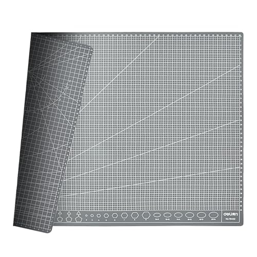 Self Healing Cutting Mat for 3D Printing Models, 24"×18" Double Sided 5-Ply Craft Cutting Board Precision Grid Angle Lines for Small Resin Parts Trimming, FDM Model Deburring - color: A2