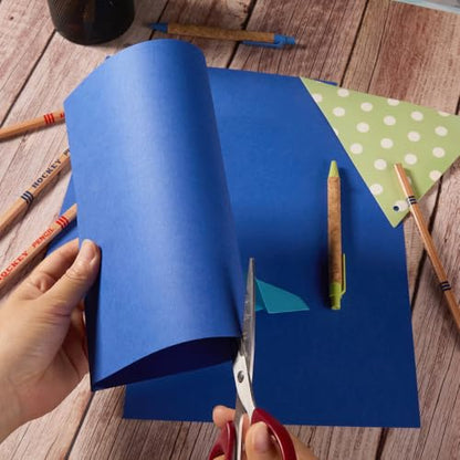 30 Sheets Cardstock Paper 8 1/2 x 11 Inches, Blue | For Crafts and Invitations - color: Blue
