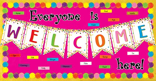 Teacher Confetti Circles Die-Cut Border Trim